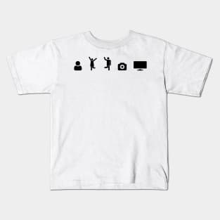 Person Woman Man Camera TV Kids T-Shirt